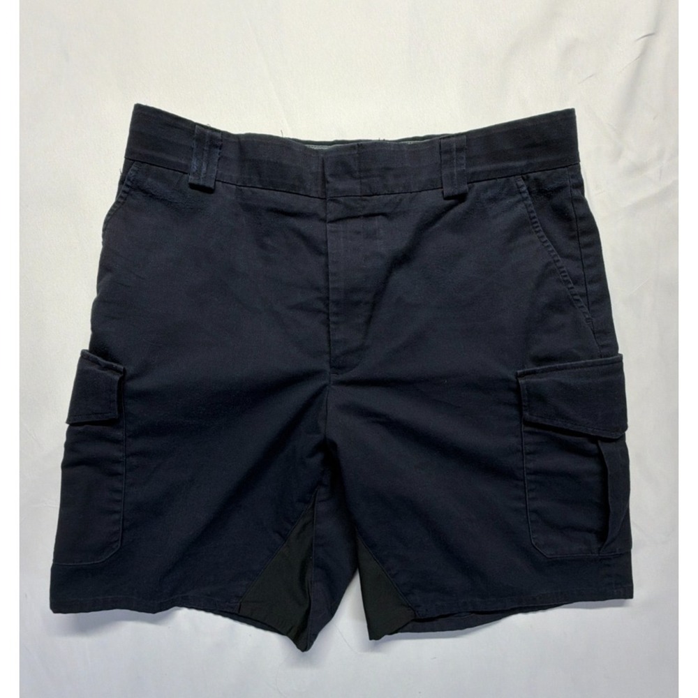 Blauer Cargo Shorts Mens 38‎ Dark Navy Blue Utility Pockets Belt Loops Outdoor